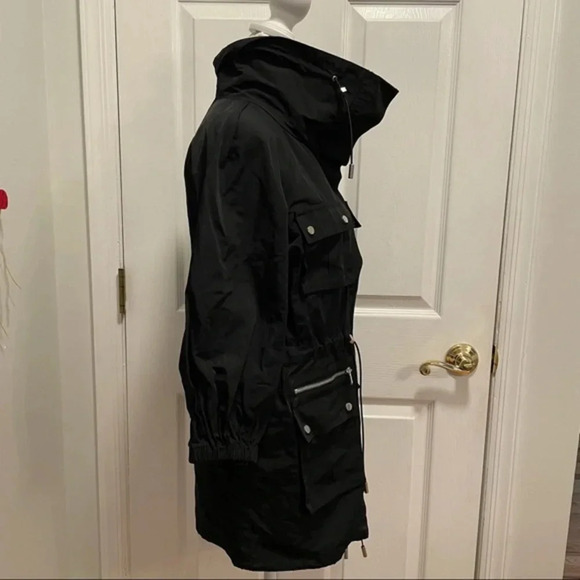Caché Lightweight Pocket Zipper Windbreaker Rain Trench Coat XS - Picture 6 of 10